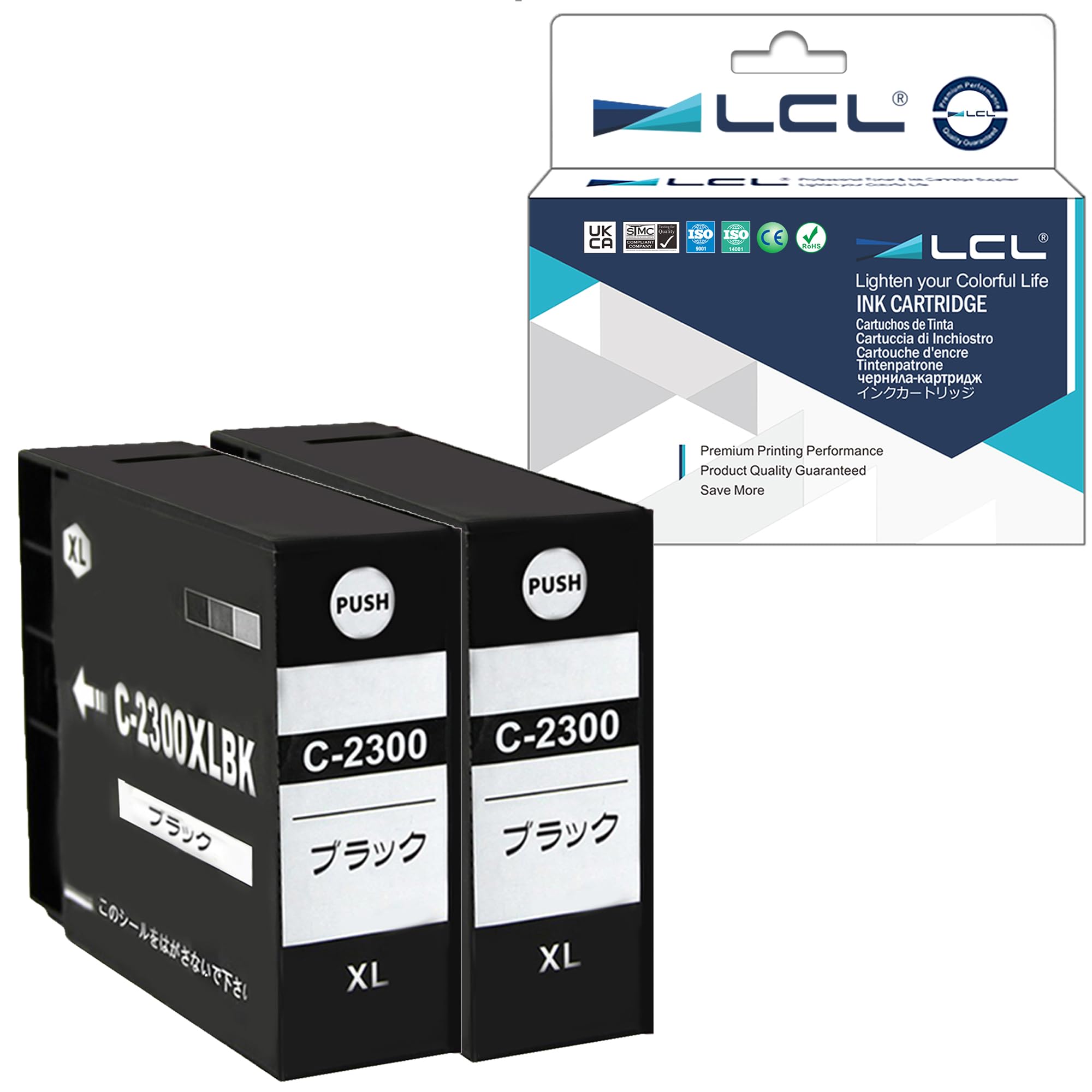 Amazon.co.jp: LCL Canon用 PGI-2300 PGI-2300XL PGI-2300BK PGI